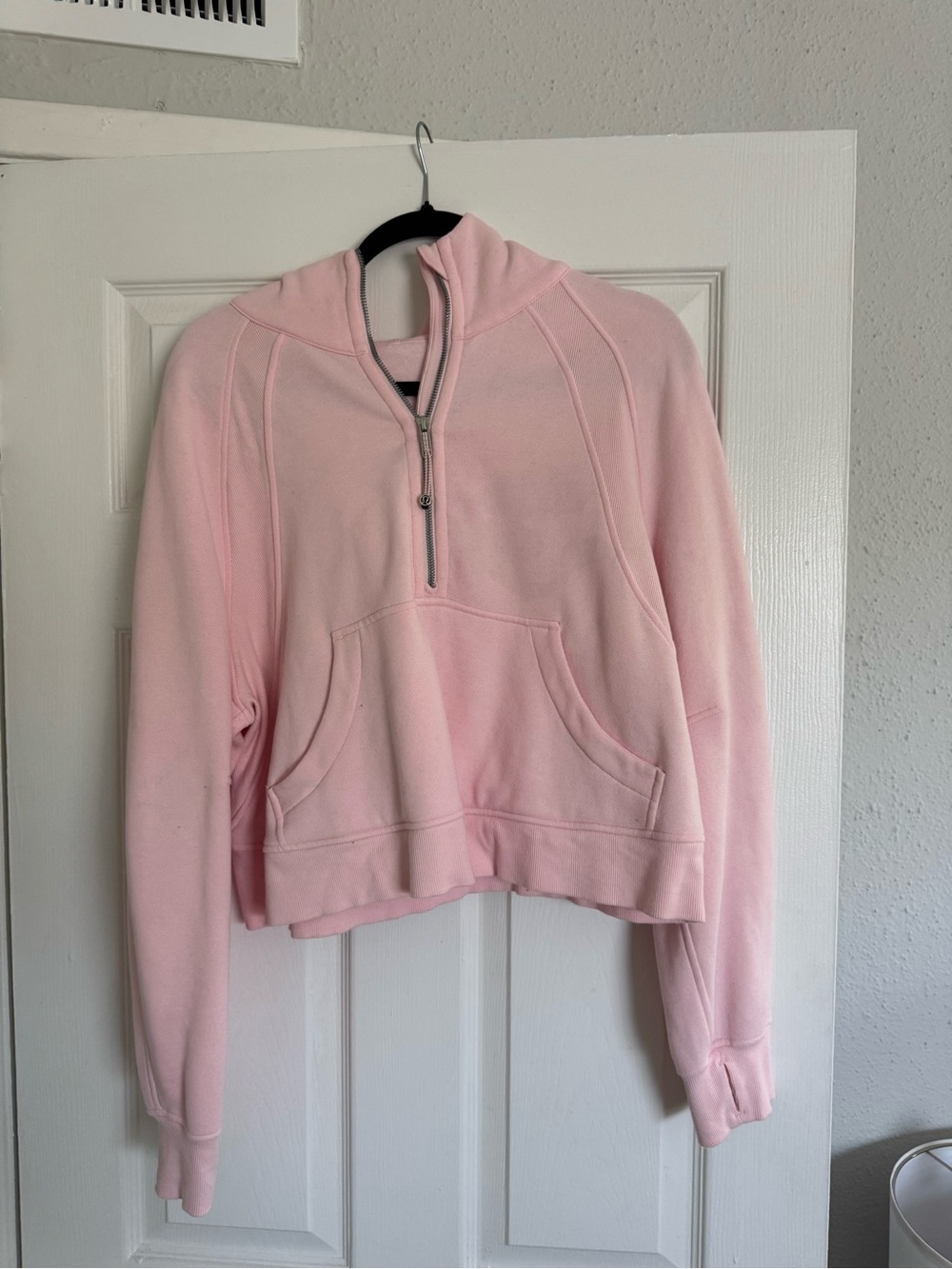 Lululemon Scuba Strawberry Milkshake Half-Zip Hoodie
